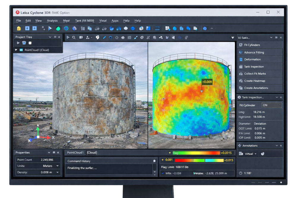Leica Cyclone 3DR Tank Option