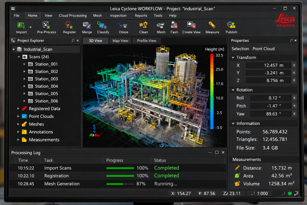 Leica Cyclone WORKFLOW (PERMANENT)