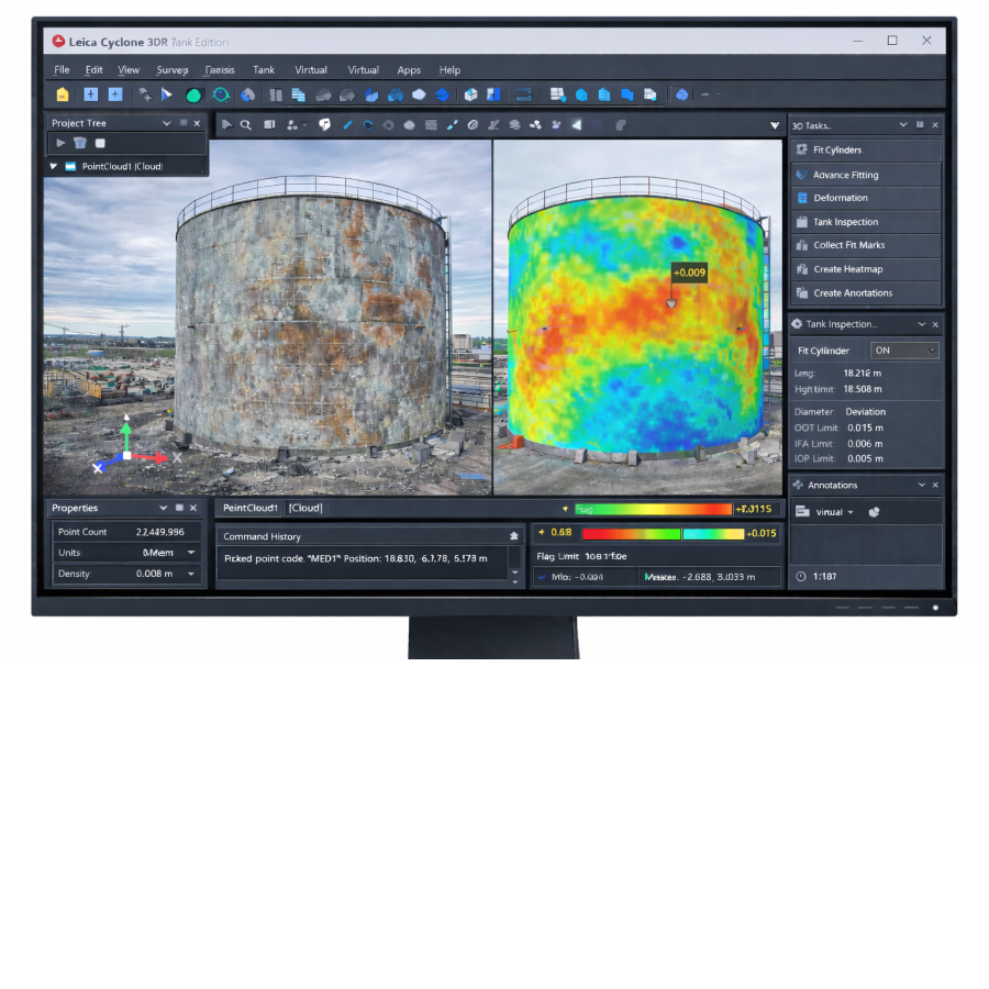 Leica Cyclone 3DR Tank Edition